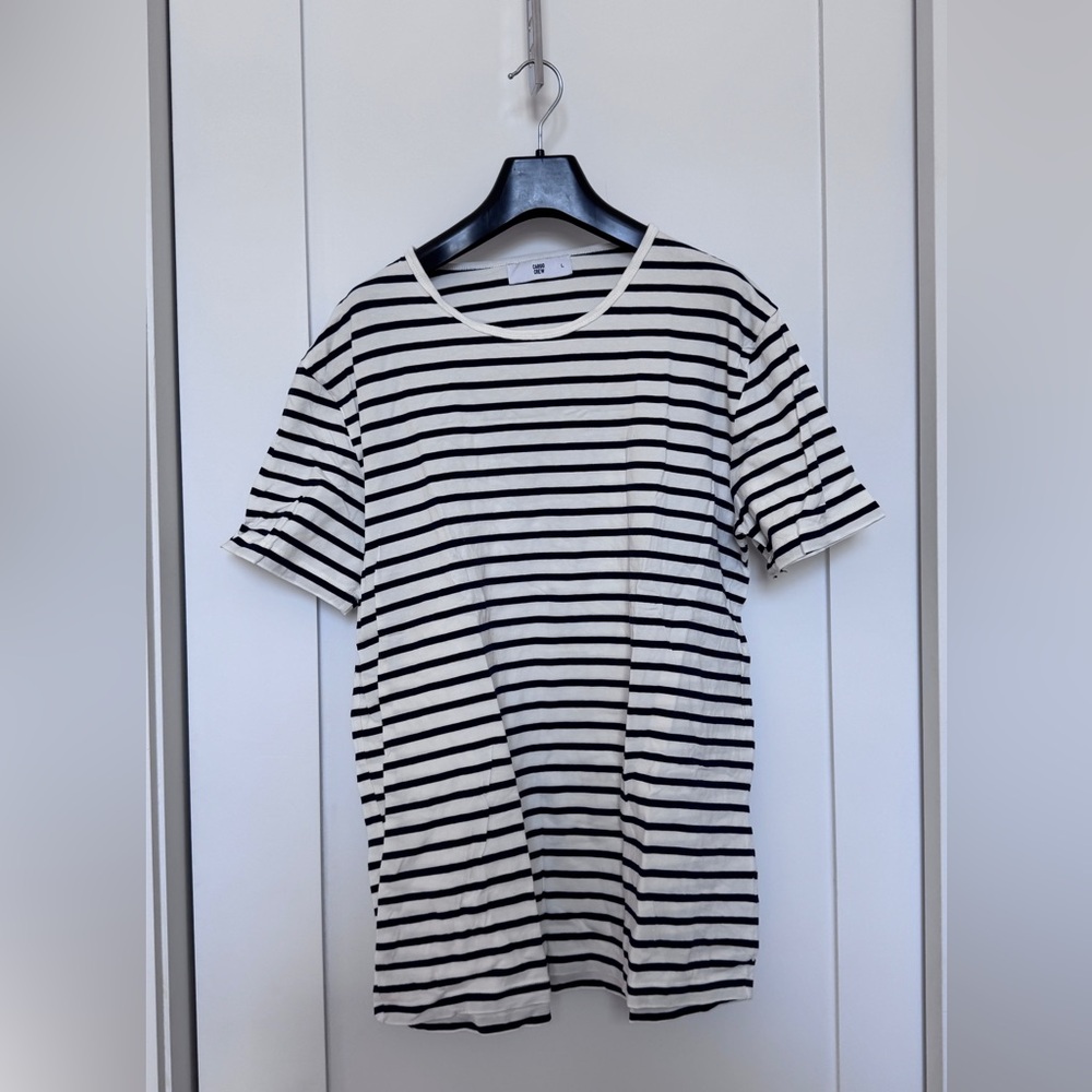 Monochrome Striped Men's Tee